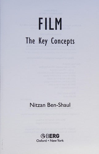 Film: (Key Concepts): v. 1
