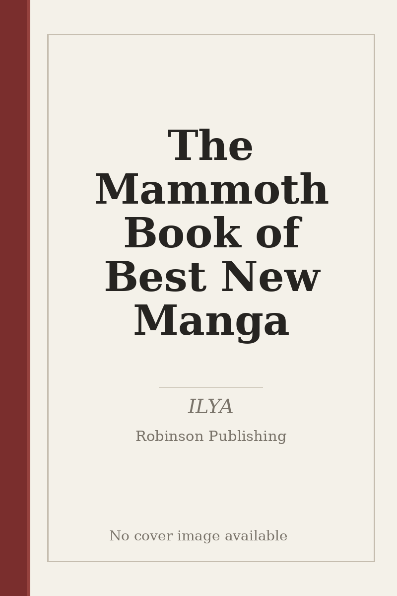 The Mammoth Book of Best New Manga - no cover image available