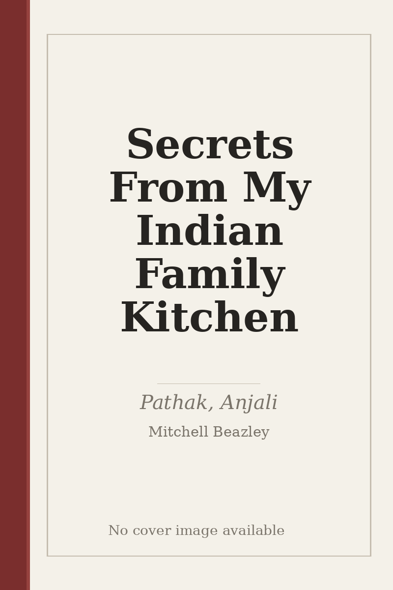 Secrets From My Indian Family Kitchen - no cover image available