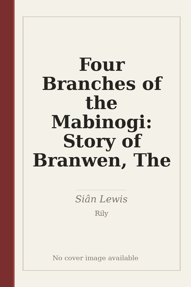 Four Branches of the Mabinogi: Story of Branwen, The - no cover image available