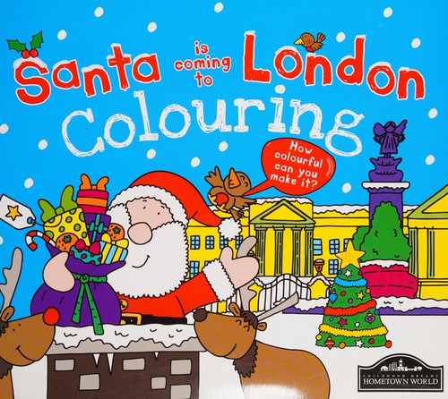 Santa is coming to London Colouring