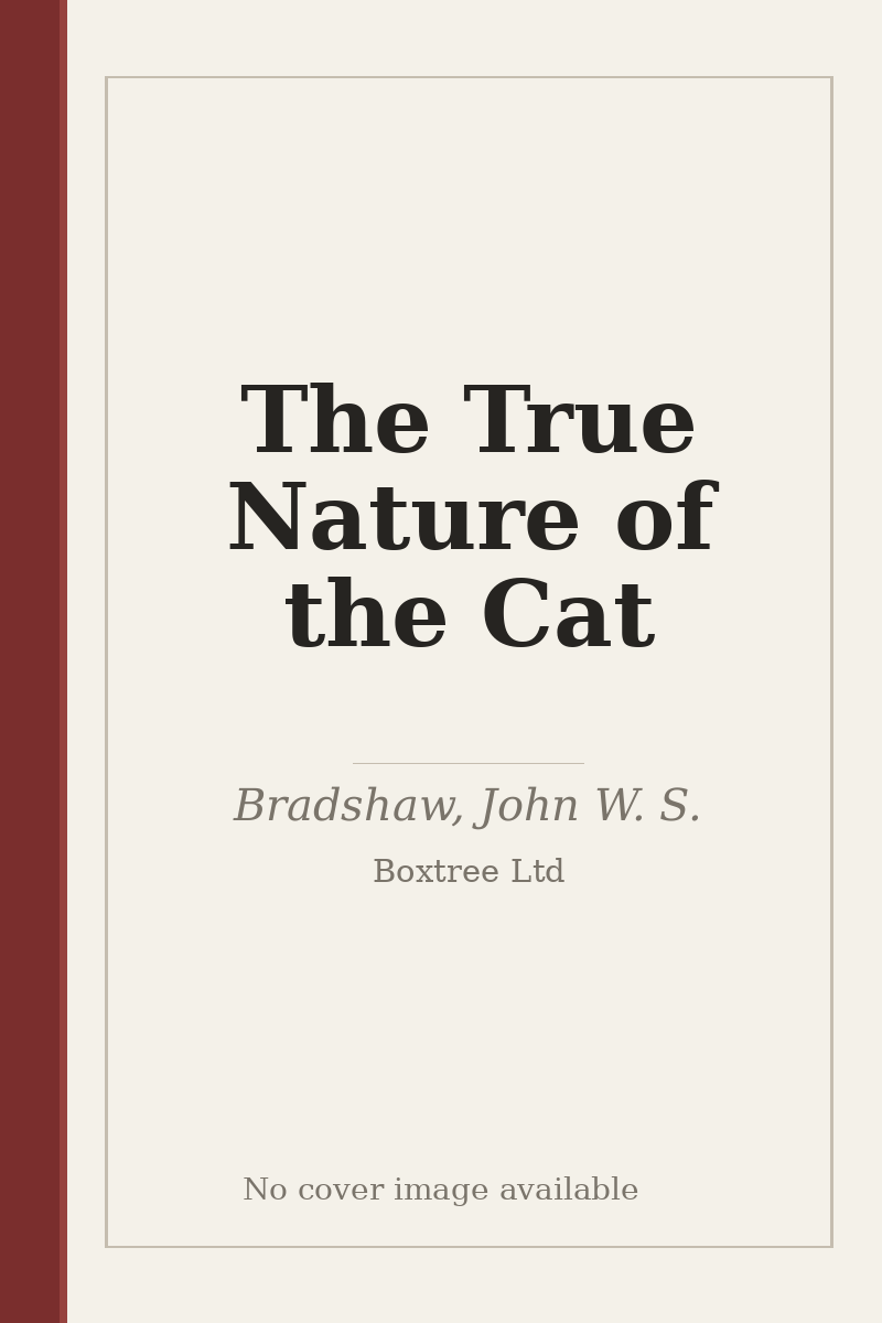 The True Nature of the Cat - no cover image available