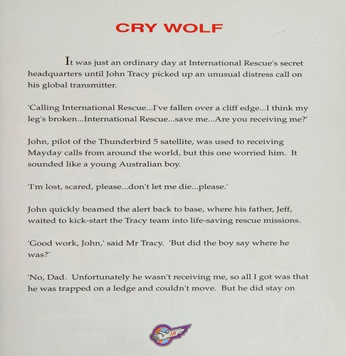 Cry Wolf (Thunderbirds Picture Storybooks S.)