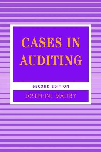 Cases in Auditing