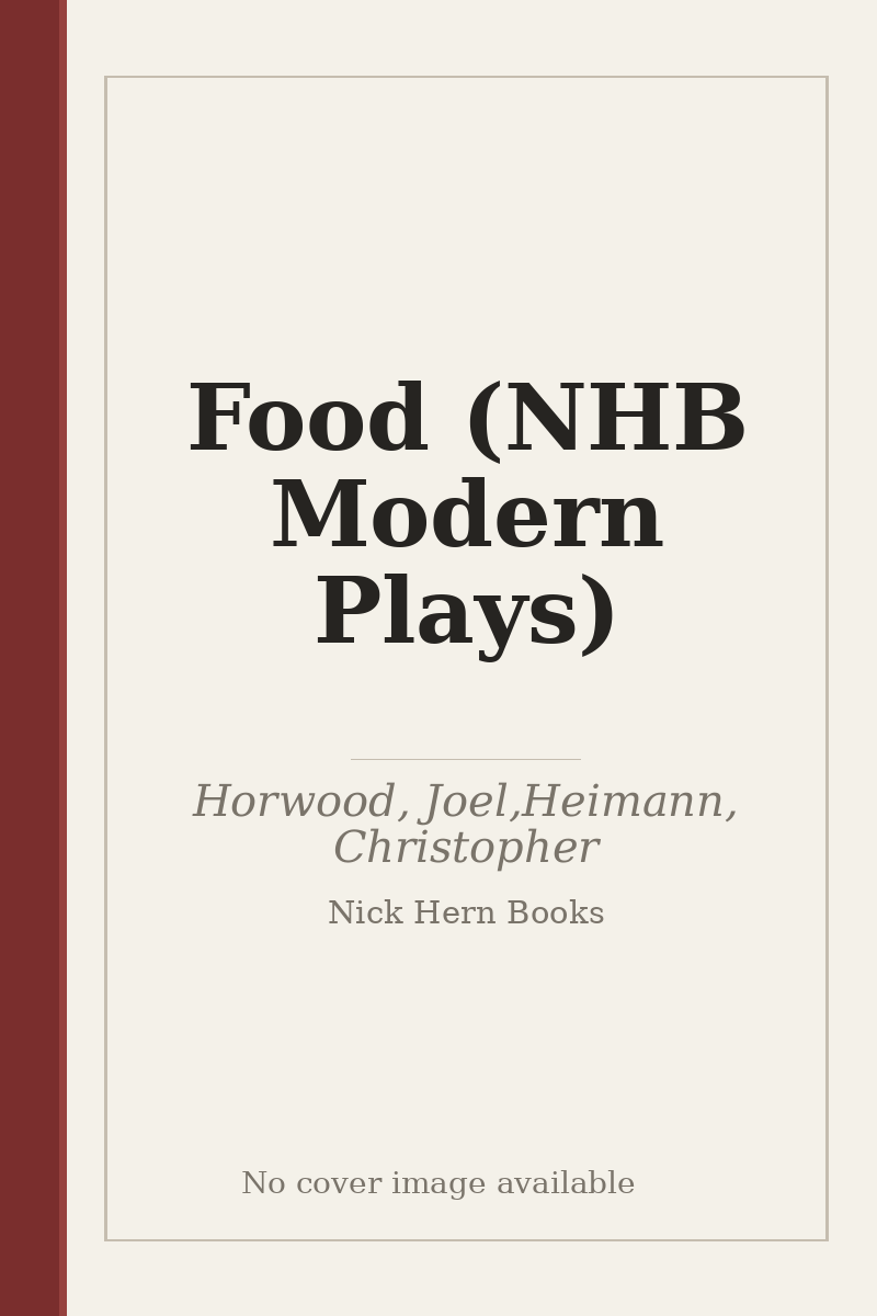 Food (NHB Modern Plays) - no cover image available