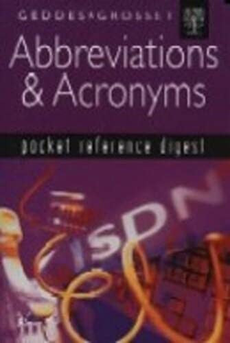 Abbreviations and Acronyms (Pocket reference digest)