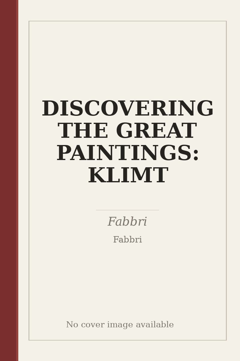 DISCOVERING THE GREAT PAINTINGS: KLIMT - no cover image available