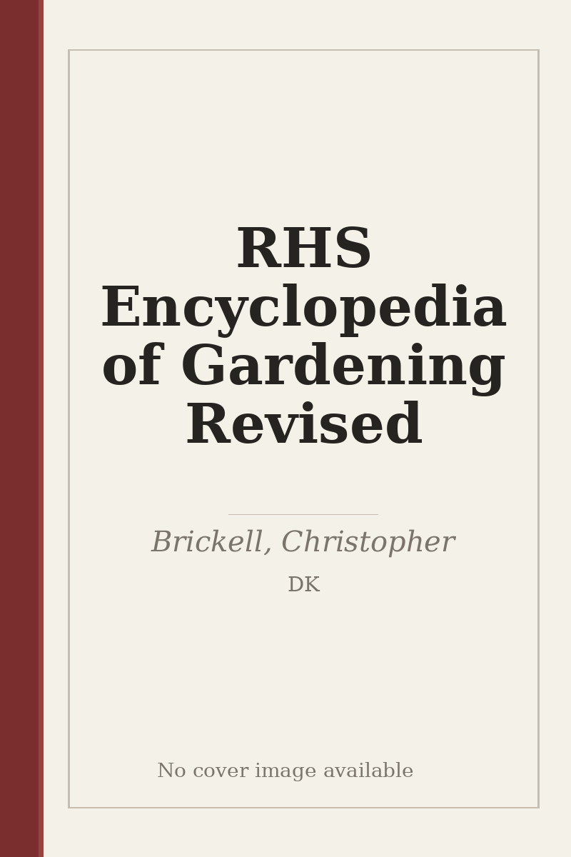 RHS Encyclopedia of Gardening Revised - no cover image available