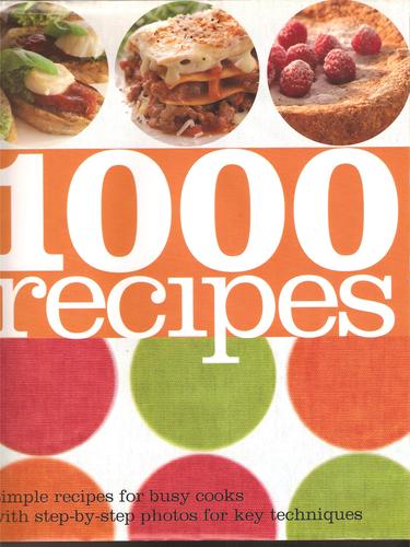 1000 Recipes (Hardback)