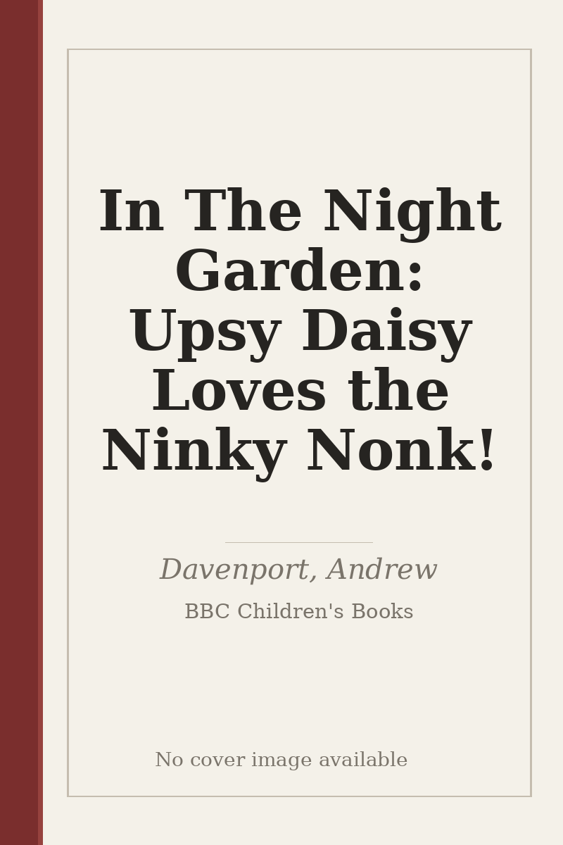 In The Night Garden: Upsy Daisy Loves the Ninky Nonk! - no cover image available