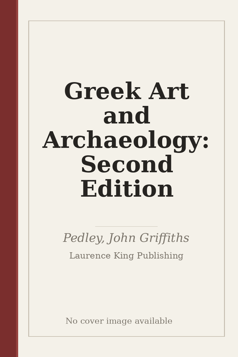 Greek Art and Archaeology: Second Edition - no cover image available