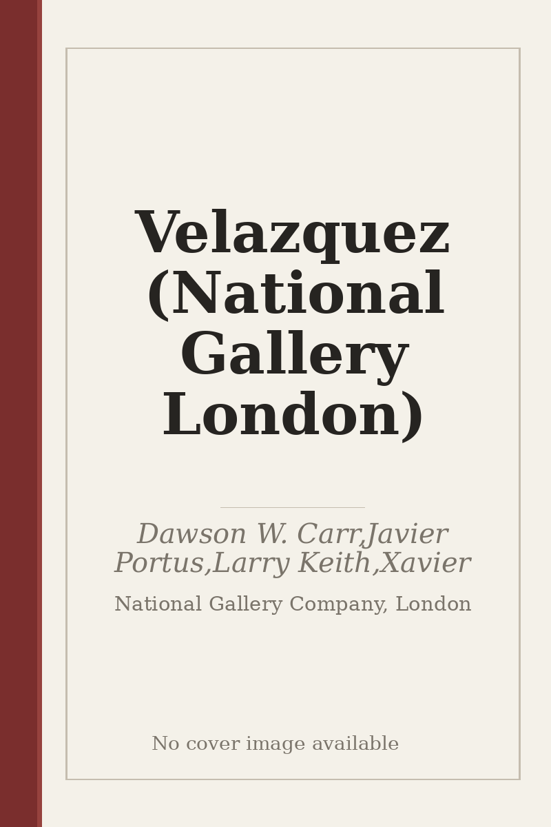 Velazquez (National Gallery London) - no cover image available