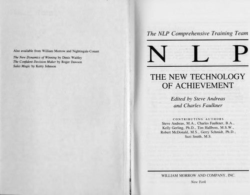 NLP: The New Technology of Achievement