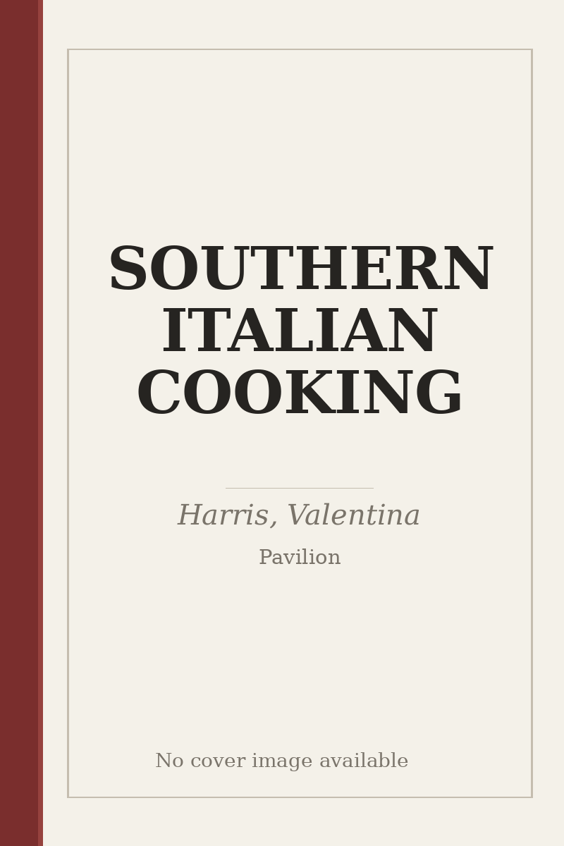 SOUTHERN ITALIAN COOKING - no cover image available
