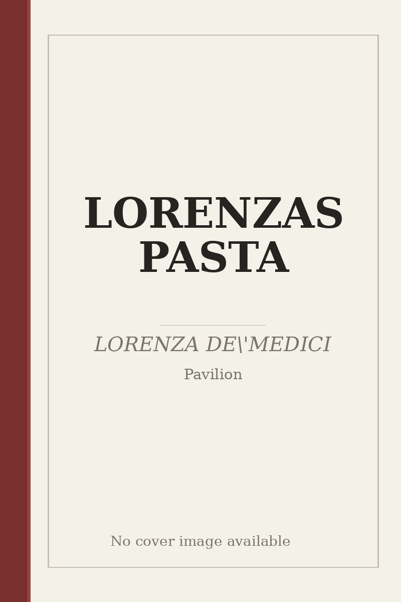 LORENZAS PASTA - no cover image available