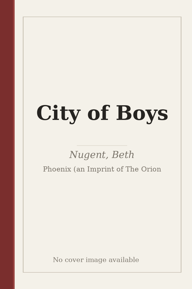 City of Boys - no cover image available
