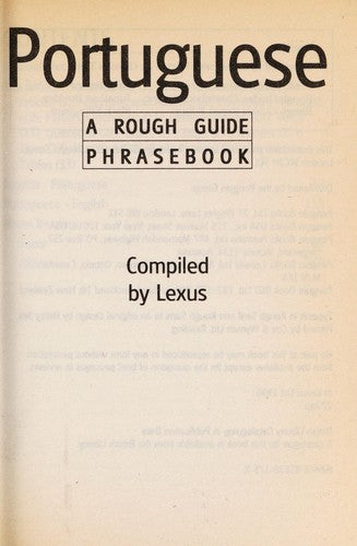 Portuguese:A Rough Guide Phrasebook