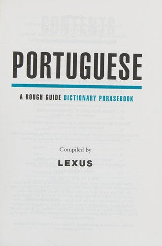 The Rough Guide to Portuguese (A Dictionary Phrasebook)