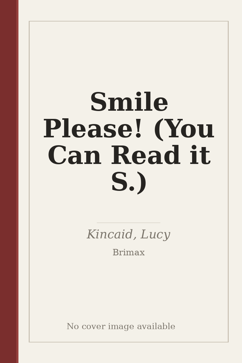 Smile Please! (You Can Read it S.) - no cover image available