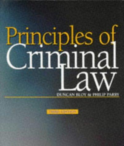 Principles of Criminal Law 3/e