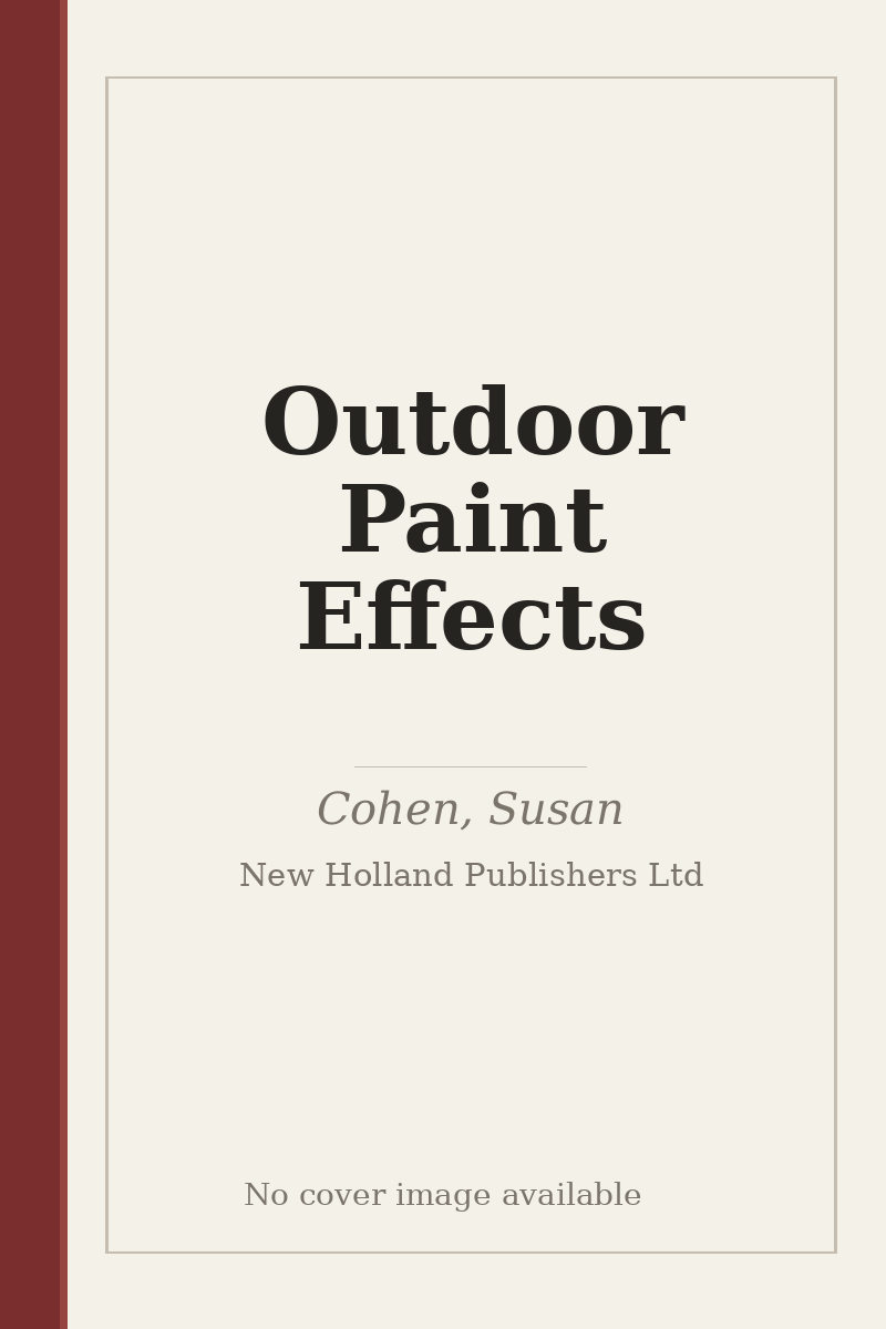 Outdoor Paint Effects - no cover image available