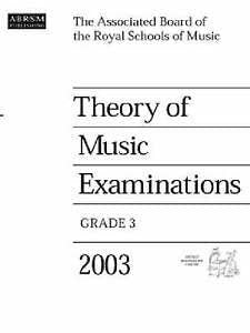Theory of Music Examinations: Grade 3