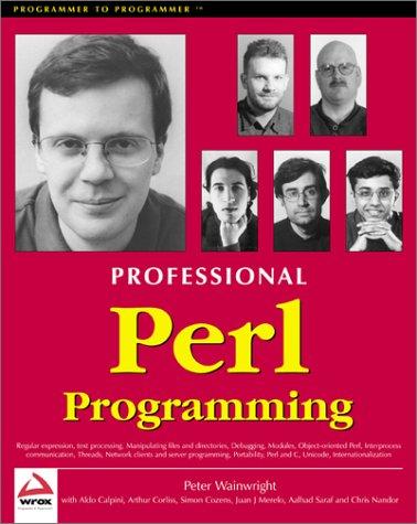 Professional Perl Programming (Programmer to programmer)
