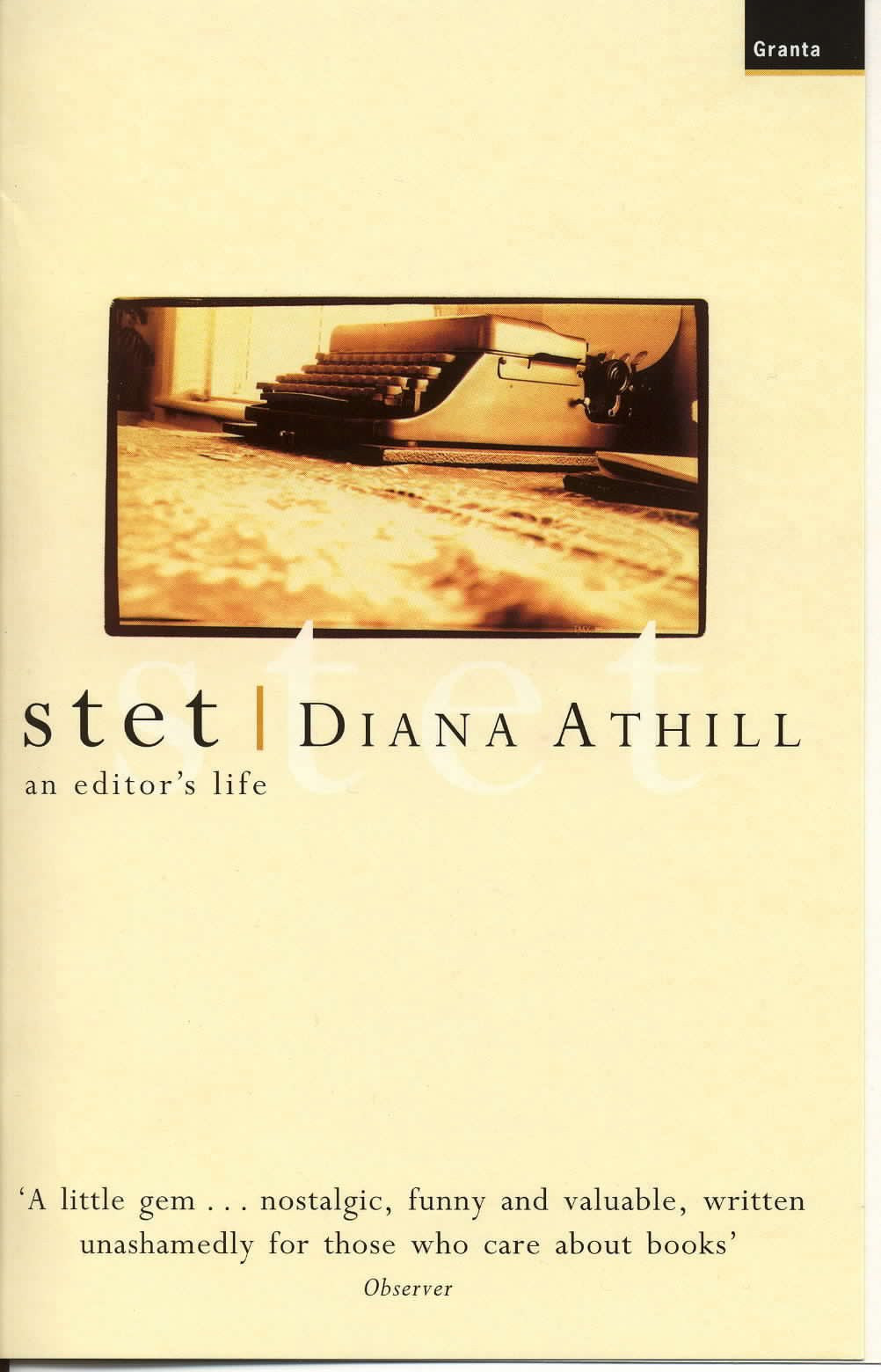 Stet: an Editor's Life