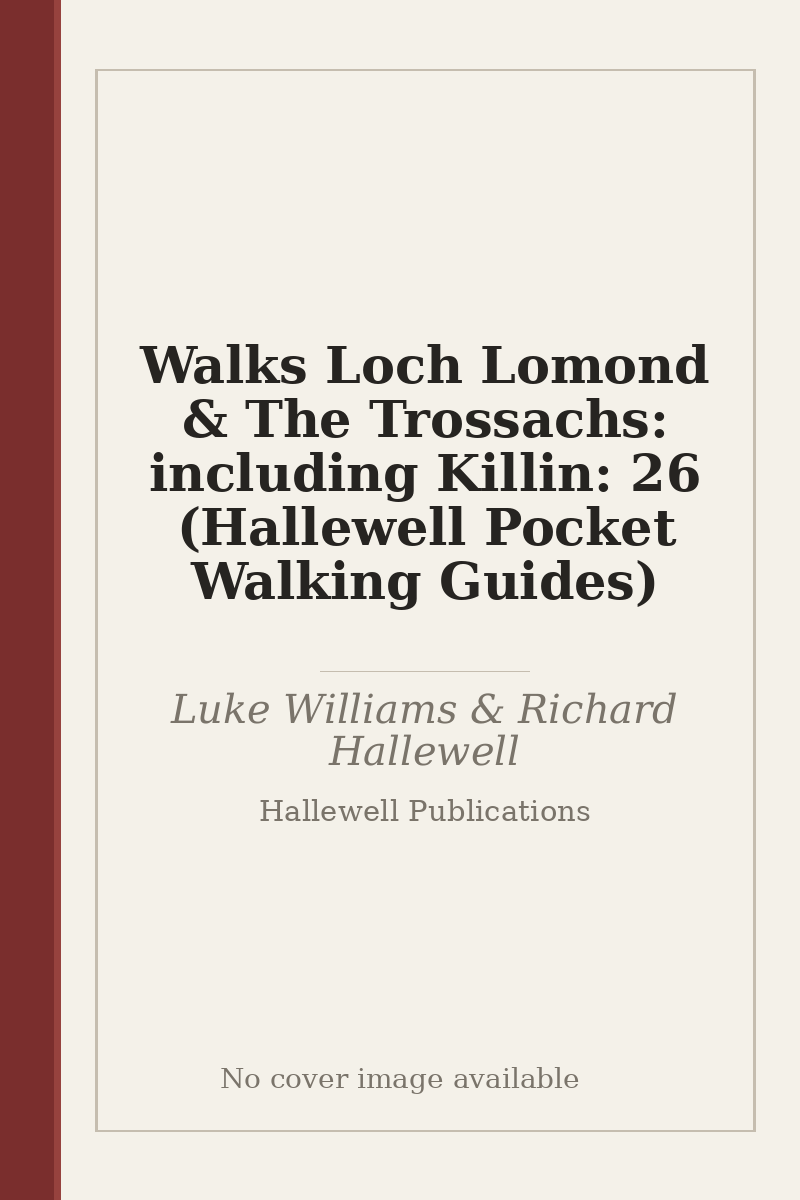 Walks Loch Lomond & The Trossachs: including Killin: 26 (Hallewell Pocket Walking Guides) - no cover image available