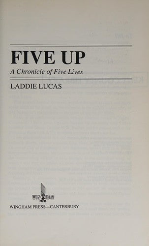 Five Up: A Chronicle of Five Lives