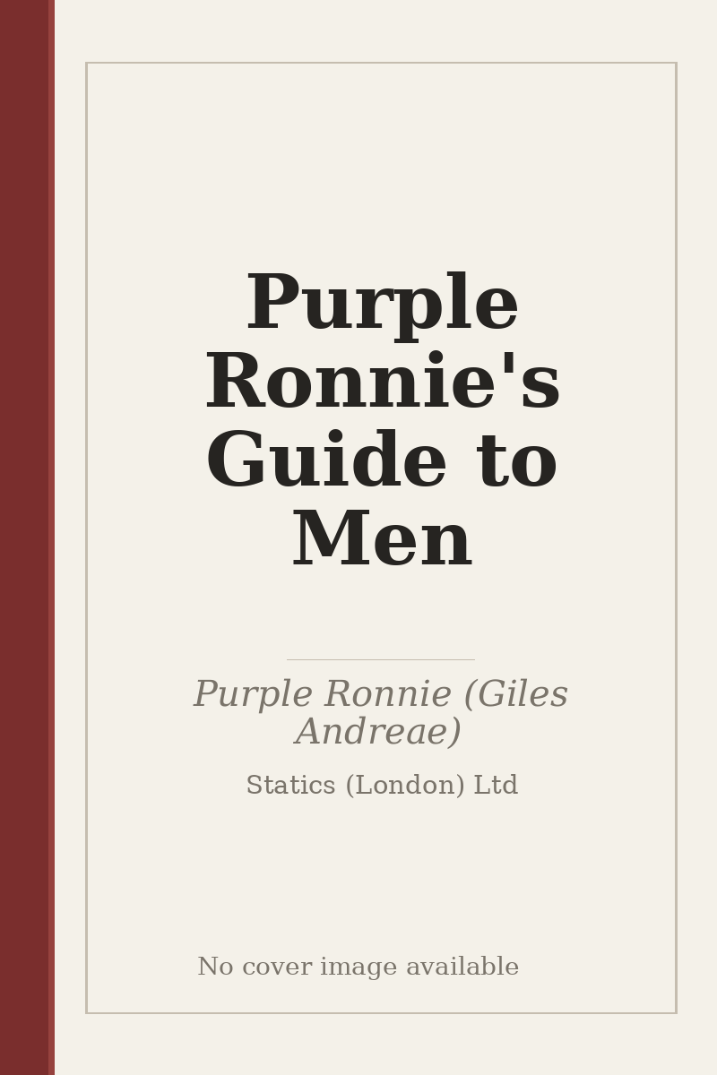 Purple Ronnie's Guide to Men - no cover image available