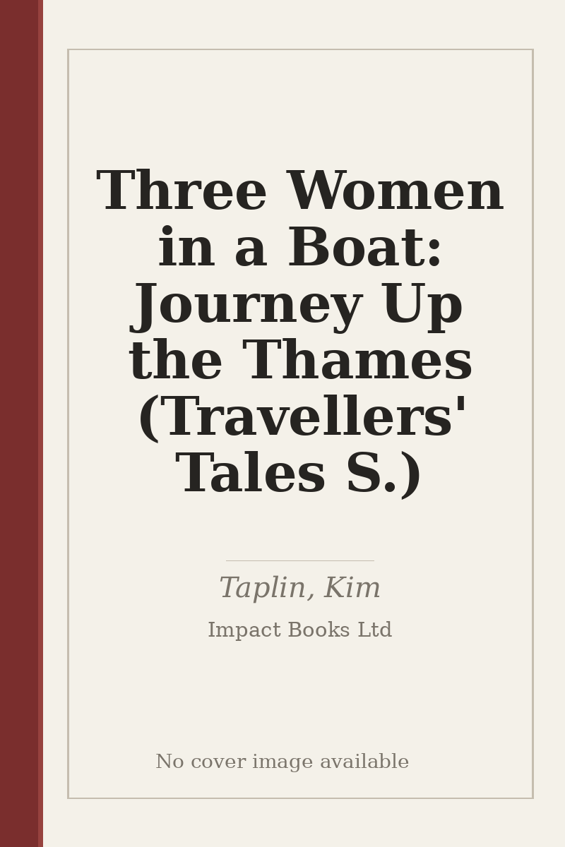 Three Women in a Boat: Journey Up the Thames (Travellers' Tales S.) - no cover image available
