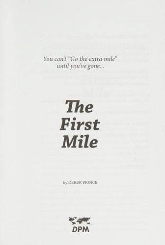 The First Mile