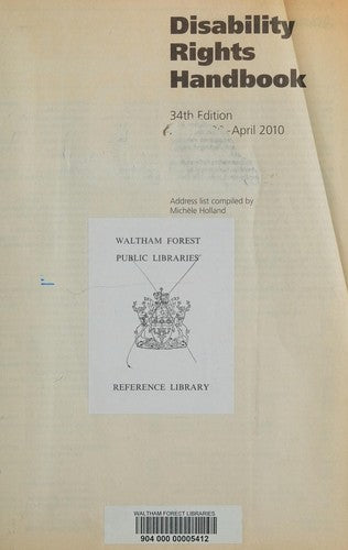 DISABILITY RIGHTS HANDBOOK 2009/10