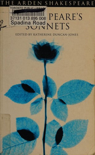 Shakespeare's Sonnets (The Arden Shakespeare)