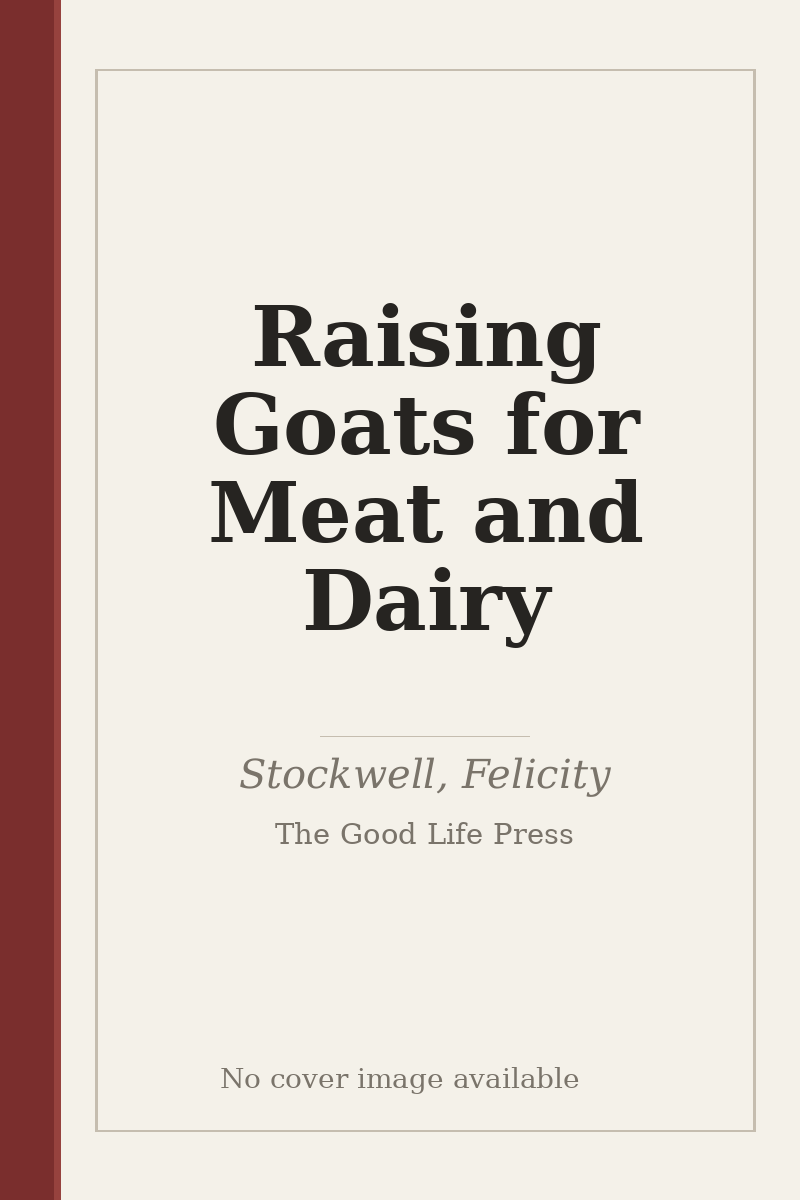 Raising Goats for Meat and Dairy - no cover image available
