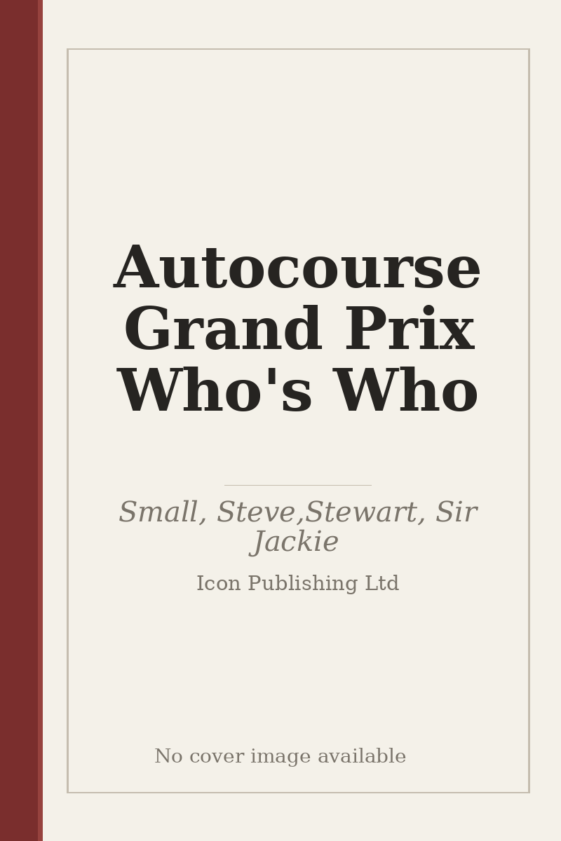 Autocourse Grand Prix Who's Who - no cover image available