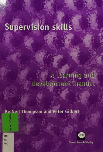 Supervision Skills: Learning Development Manual (Learning for Practice)