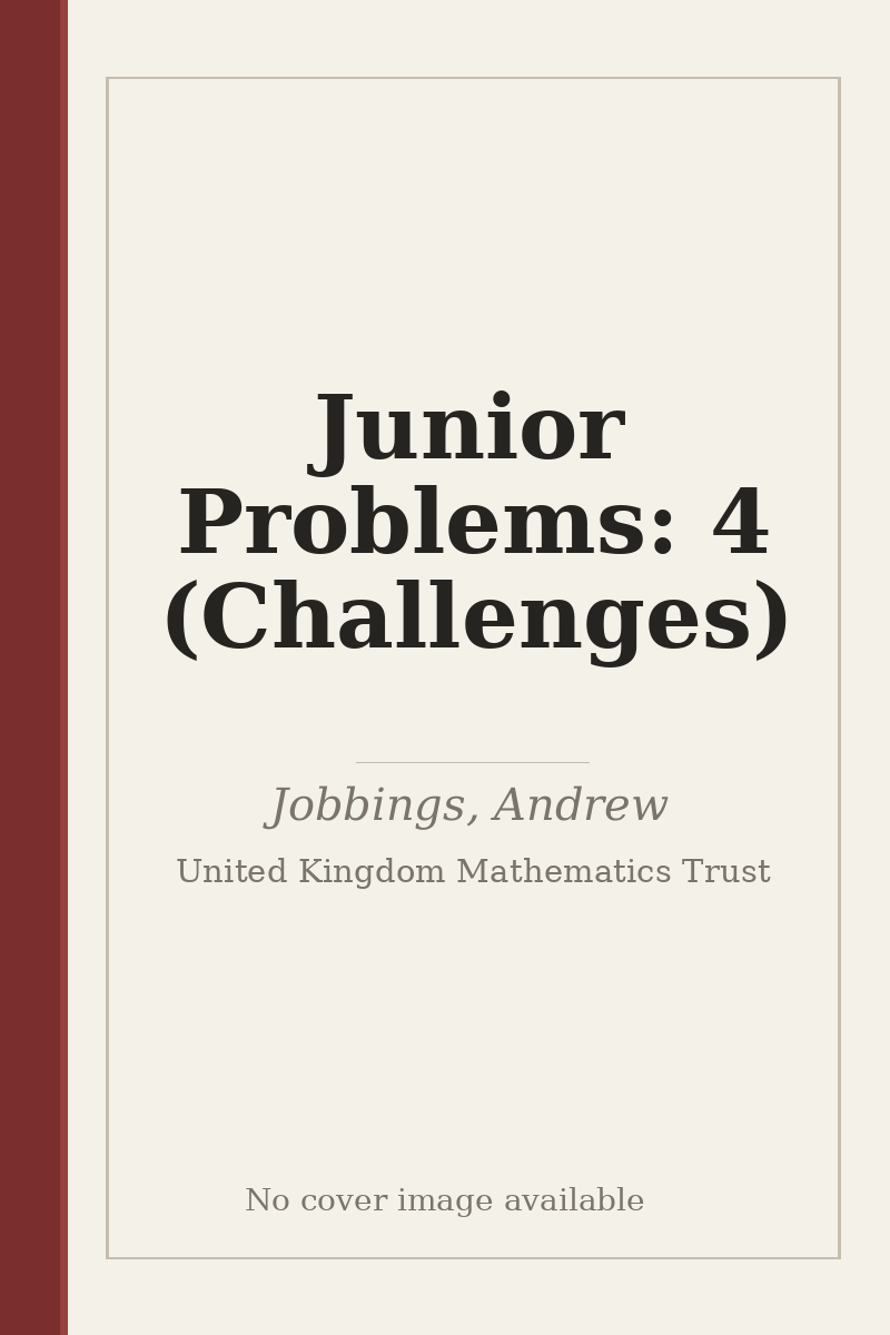 Junior Problems: 4 (Challenges) - no cover image available