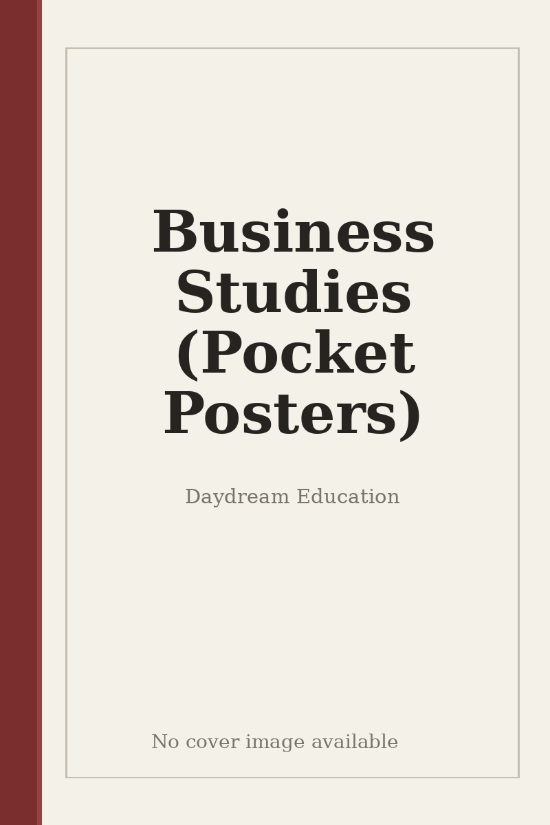 Business Studies (Pocket Posters) - no cover image available
