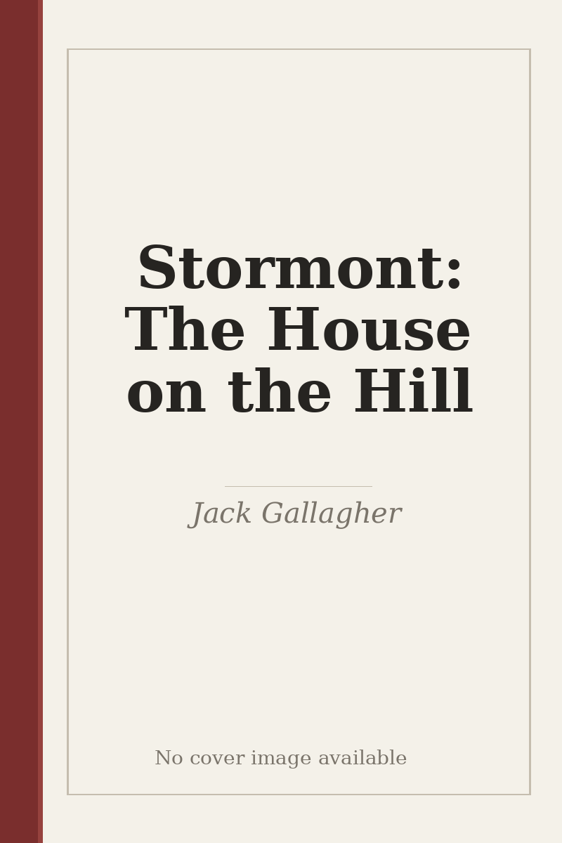 Stormont: The House on the Hill - no cover image available