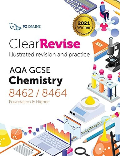 ClearRevise AQA GCSE Chemistry (Foundation and Higher): Illustrated Revision and Practice with CREST AI Exam Tutor (ClearRevise AQA GCSE Combined ... (ClearRevise AQA GCSE Chemistry 8462/8464)