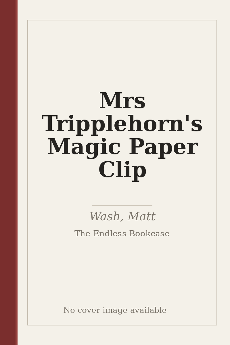 Mrs Tripplehorn's Magic Paper Clip - no cover image available