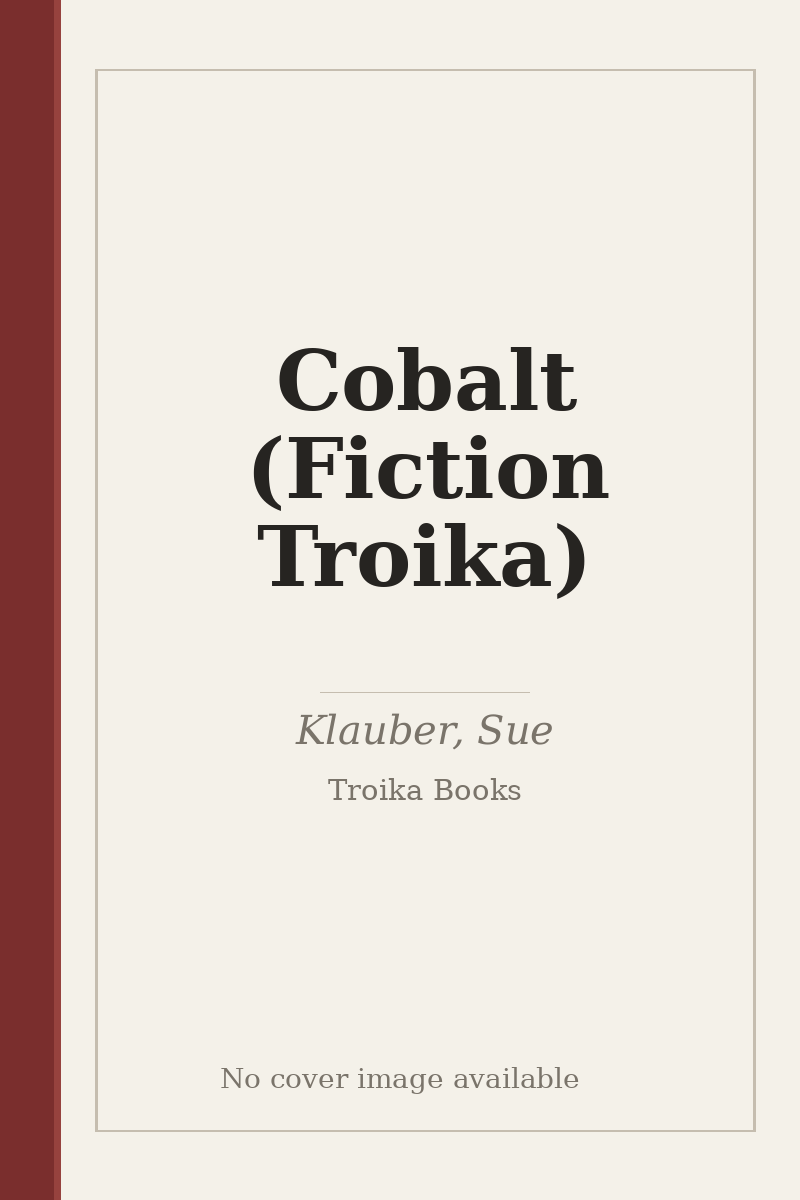 Cobalt (Fiction Troika) - no cover image available