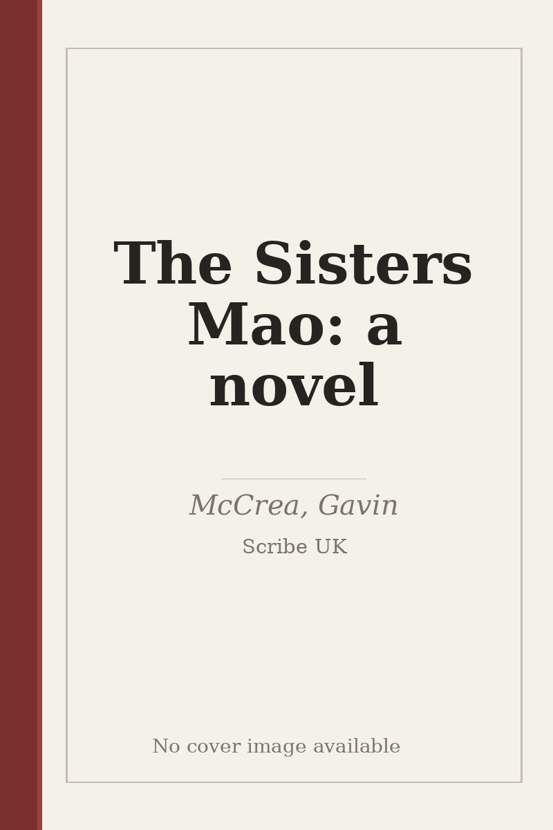 The Sisters Mao: a novel - no cover image available