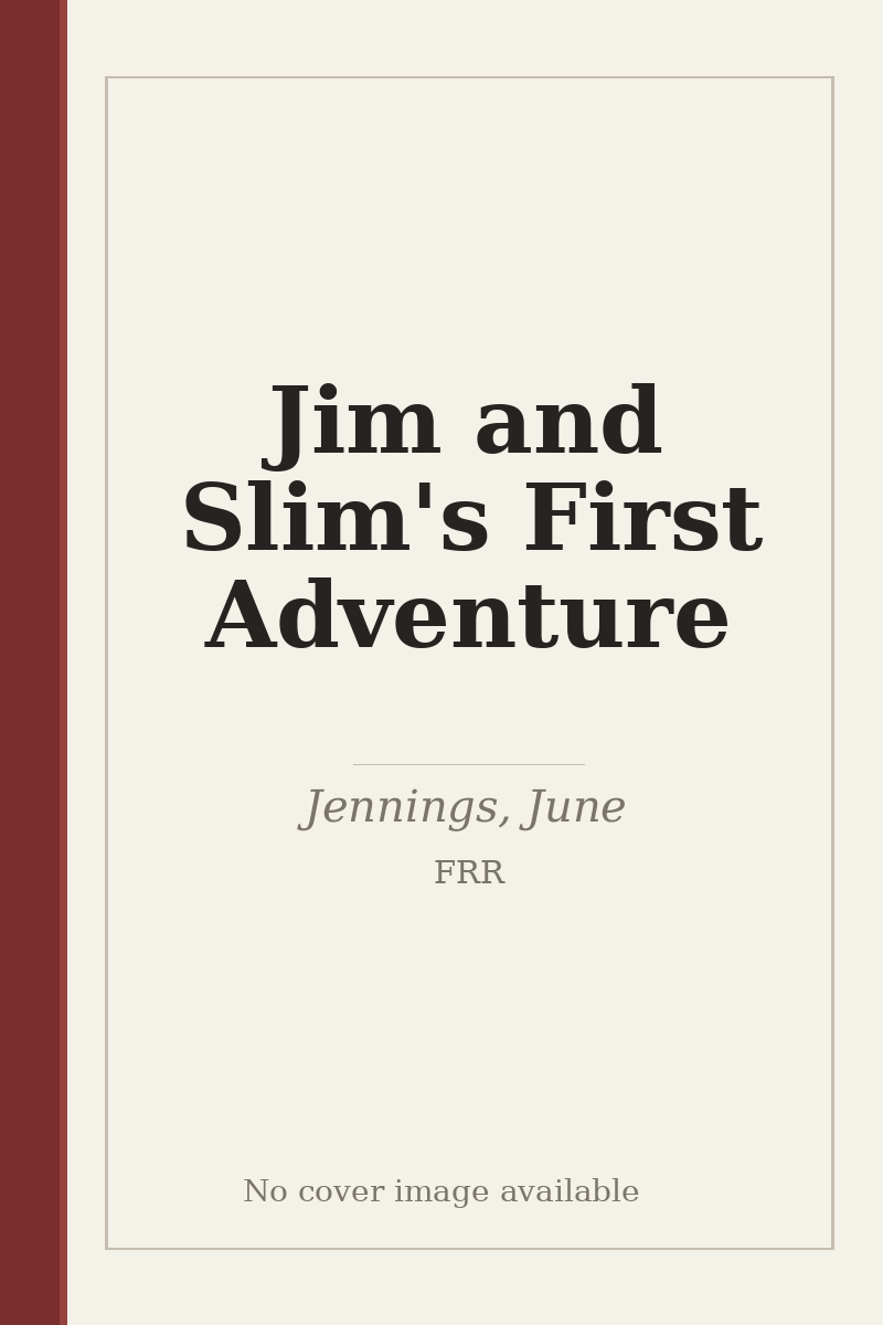 Jim and Slim's First Adventure - no cover image available