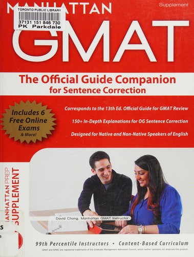 Official Guide Companion for Sentence Correction (Manhattan GMAT)