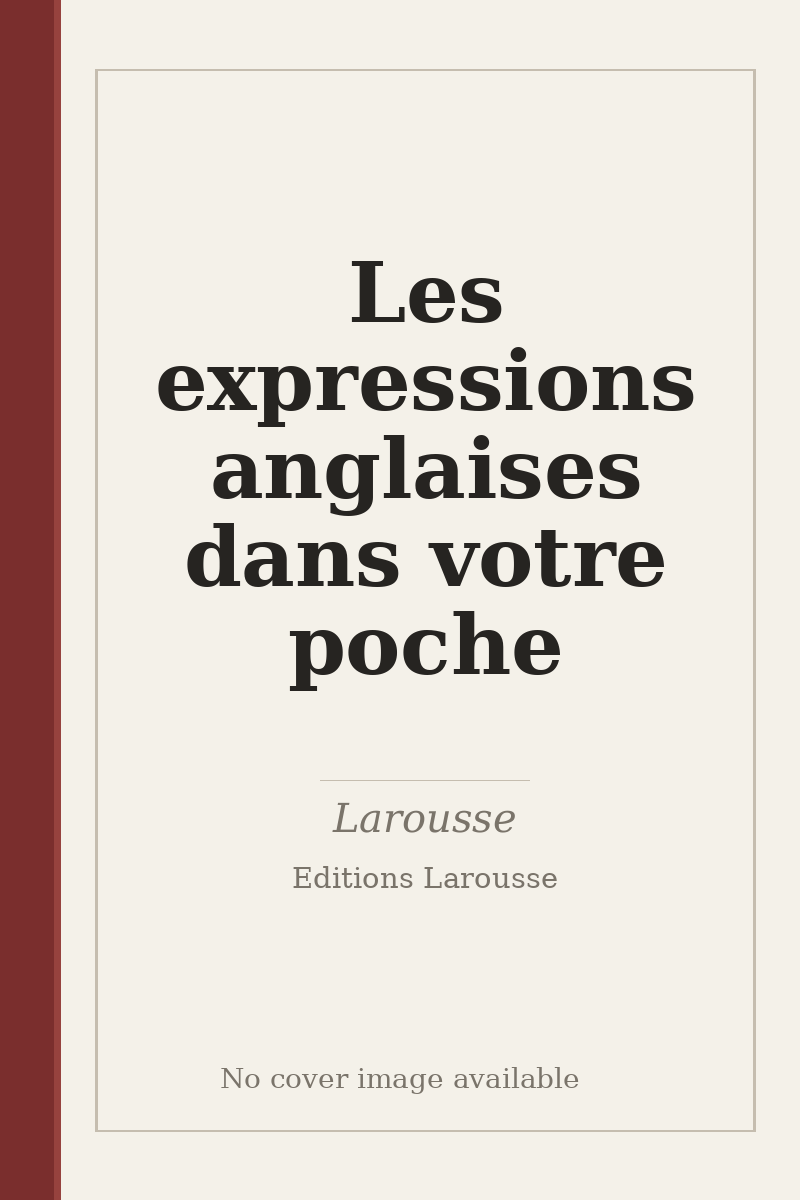 Les expressions anglaises dans votre poche - no cover image available