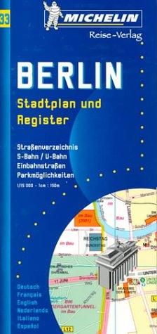 Berlin Plan: No.33 (Michelin Maps)