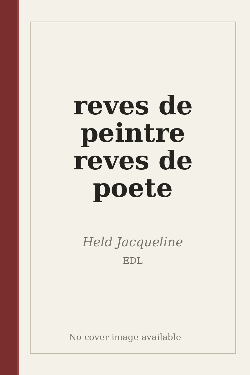 reves de peintre reves de poete - no cover image available